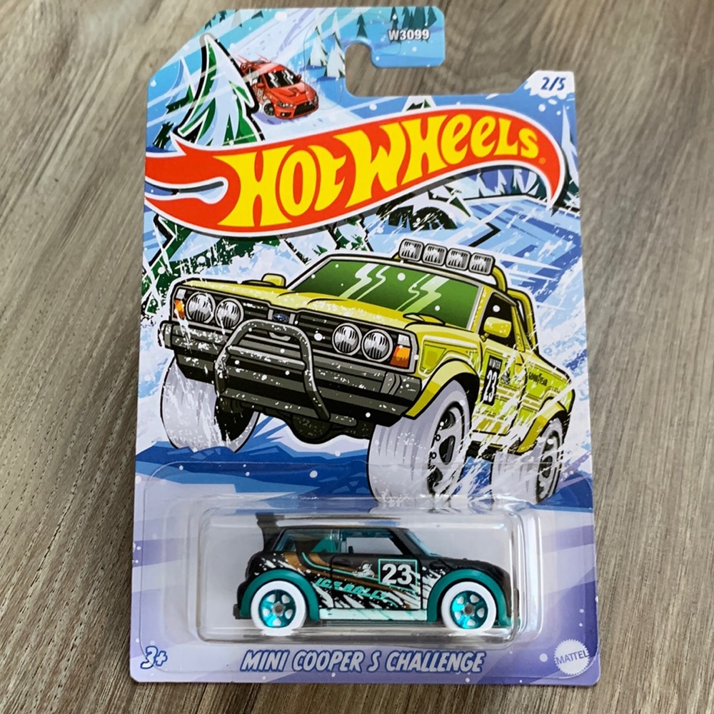 Hot Wheels Car Mini Cooper S Challenge 2/5 Mattel New HW Winter 2023 Hotwheels